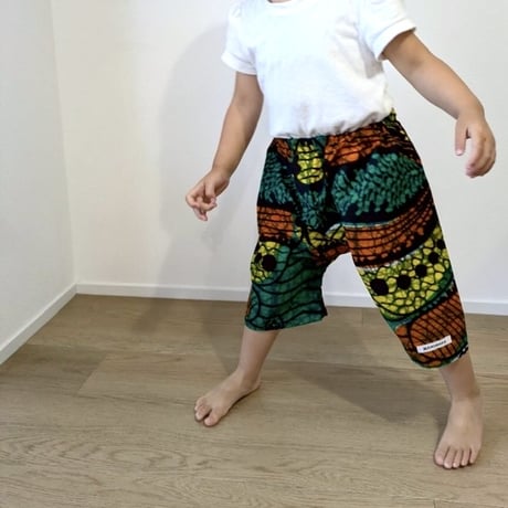 ガラガラ付き　キッズパンツ　2~3歳用　(身長約100cm)