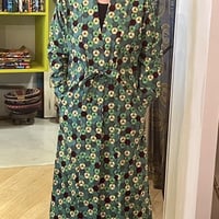 アフリカンバティック　ガウンコート