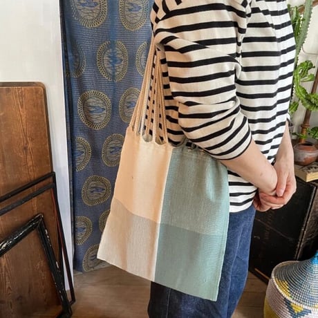 ハンモックバッグ　パネルパターン