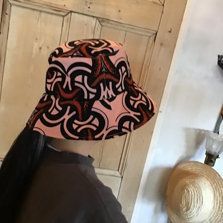 アフリカンバティック　バゲットハット