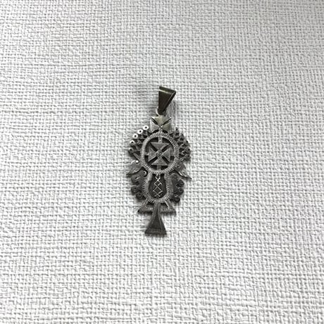 シルバークロス　ペンダントトップ　エチオピア