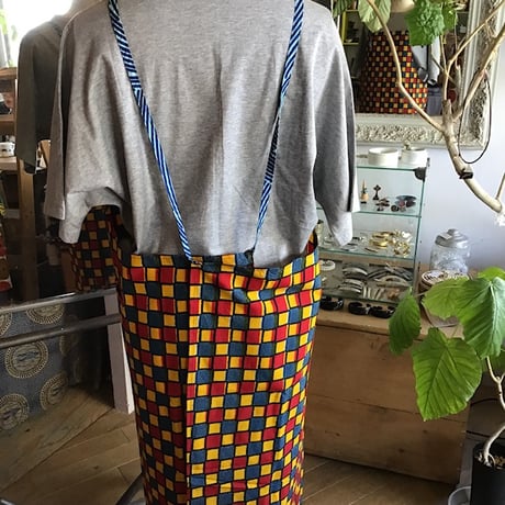 アフリカンバティック　エプロン