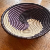 ふみ:ルワンダバスケット／アフリカンバスケット　ウォールデコレーション アフリカとつくるルワンダバスケット｜RuiseB「ルイズビィ」