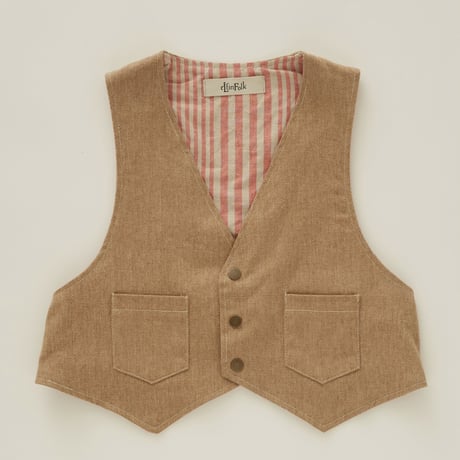 【eLfinFolk】Denim Vest(サイズ90・110・130）