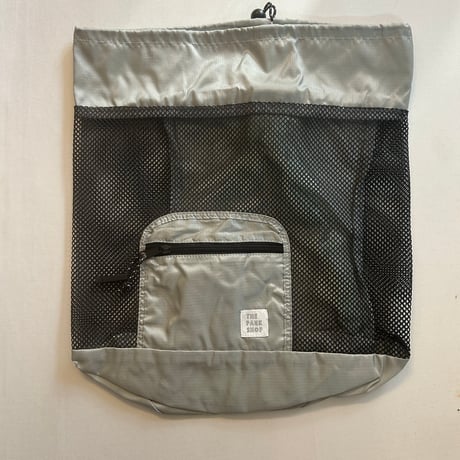 【The park shop】PACKABLE MESH RUCKSACK（black/orange/silver）