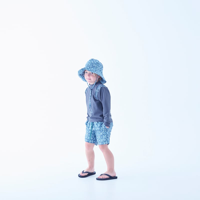 eLfinFolk】 Old Tile Pattern Boys Surf Shorts(
