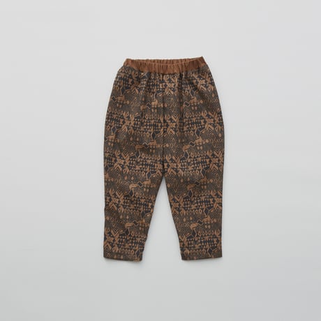 last one!サイズ110【eLfinFolk】 Folk art print pants(サイズ100-130）