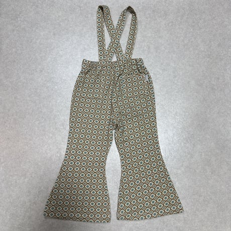 【＆pal】pixel art pattern salopette（サイズ80～110）