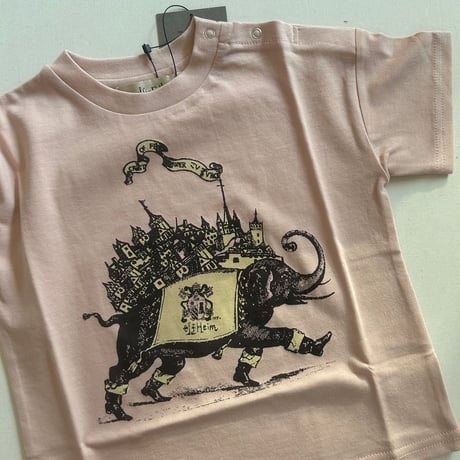 【eLfinFolk】Elephant Town Tee (サイ90～150）