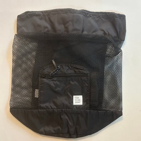 【The park shop】PACKABLE MESH RUCKSACK（black/orange/silver）