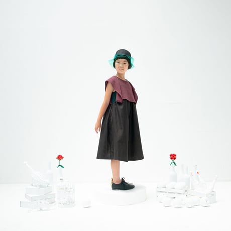 【zzz by bedsidedrama】Combination dress(black・サイズ１・２）