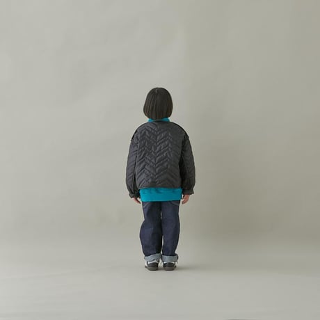 【MOUN TEN.】 zigzag quilt sepalate coat