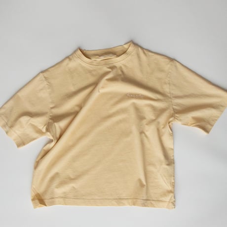 【Façade】 Bato(wide SS Tee) (Butter/サイズ2/3Y・3/4Y・4/6Y・6/8Y・8/10Y )