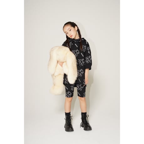 【UNIONINI】teddybear hoodeie(サイズ6-8Y、8-10Y、10-12Y)