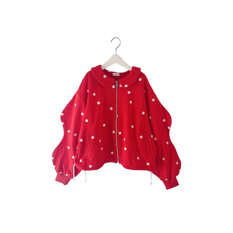 frankygrow】DOTS SWEAT ZIP JACKET (サイズL、LL、F2)