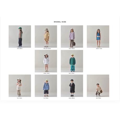 【MOUN TEN.】standard T - front logo (organic cotton)　(サイズ110・125・140）