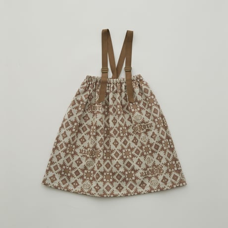【eLfinFolk】Eight Star Jaquard Suspenders skirt(サイズ110、130）