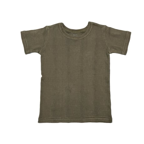 【MOUN TEN.】miller×MOUN TEN. panel rib 2-pack Tee(ivory / brown）