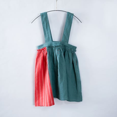 【michirico】 Linen asymmetry skirt(サイズL、XL、XXL)