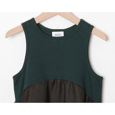 【zzz by bedsidedrama】Combination dress(black・サイズ１・２）