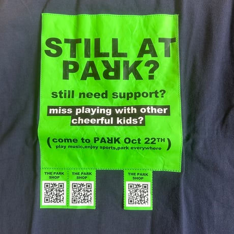 last one!サイズ95【The park shop】POSTER PARK TEE(サイズ95～145）