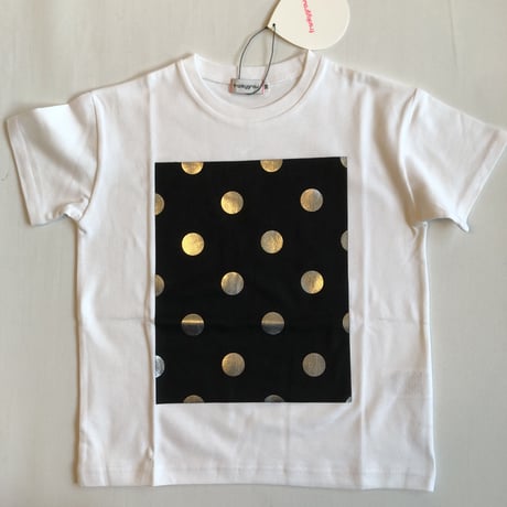 last ONE!サイズM【frankygrow】SQUARE FOIL DOTS TEE(サイズM・L・XL・F）