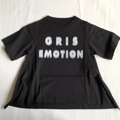 last one!サイズXS【GRIS】Back Flared T Shirt "GRIS EMOTION"（ブラック・サイズXS～M）