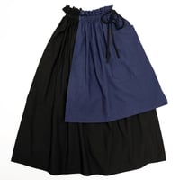 【michirico】 Big pocket gthered skirt　(大人サイズM）