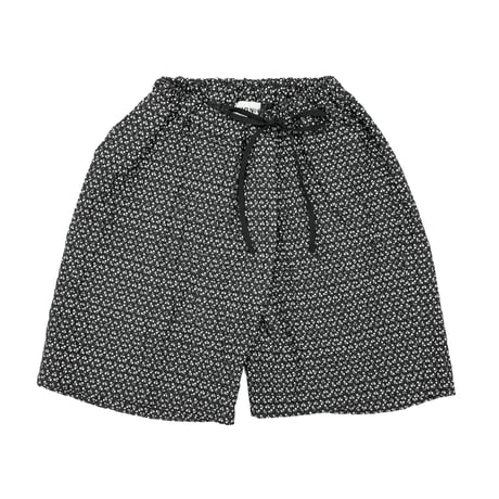 【UNIONINI】flower shirring short pants(サイズ4-6Y、6-8Y、8-10Y、10-12Y)