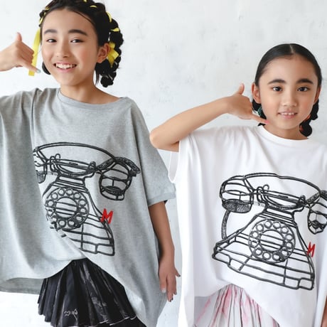 【michirico】Telephone Big T（サイズM・L・XL・XXL)