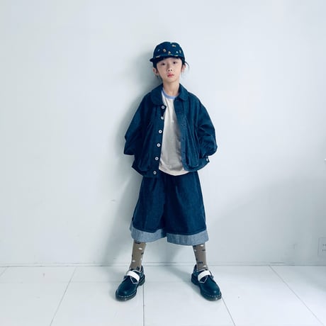 【franky grow】MACKIN DENIM CULOTTES (サイズL、LL）