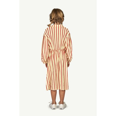 【TAO(The Animals Observatory)】 Yellow Stripes shirt OP