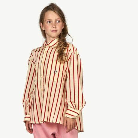 【TAO(The Animals Observatory)】 Yellow Stripes shirt