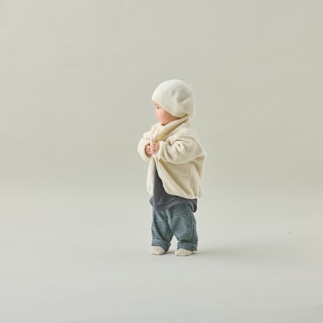 【MOUN TEN.】cotton tweed easy pants(for baby)(サイズ80・90）