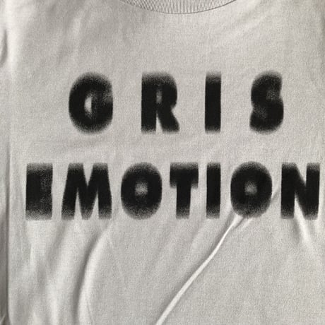 last one!サイズXS【GRIS】Back Flared T Shirt "GRIS EMOTION"（グレー・サイズXS～M）