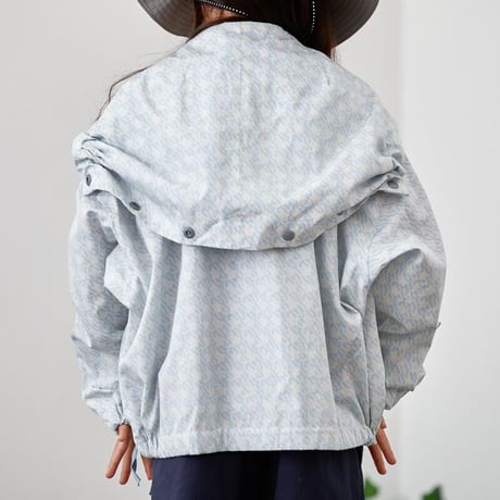 【MOUN TEN.】MT check sailor hoodie（サイズ110・125・140）
