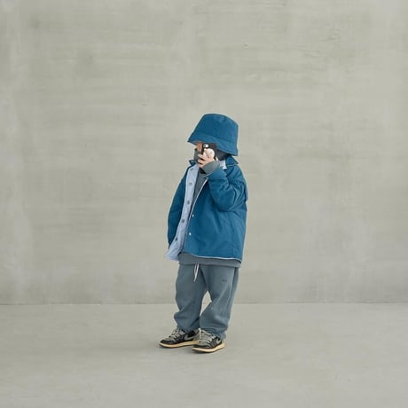 【MOUN TEN.】reversible bucket hat(saxe/marine blue）