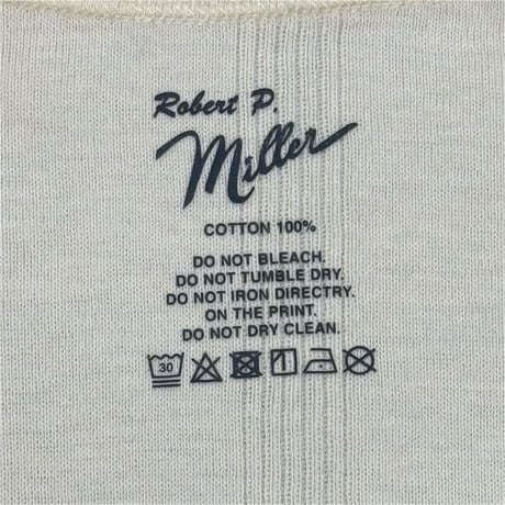 【MOUN TEN.】miller×MOUN TEN. panel rib 2-pack Tee(ivory / brown）