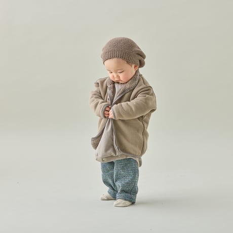 【MOUN TEN.】cotton tweed easy pants(for baby)(サイズ80・90）