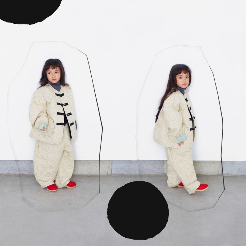 frankygrow】RBBIT QUILT CHINA BLOUSON（サイズL、LL)