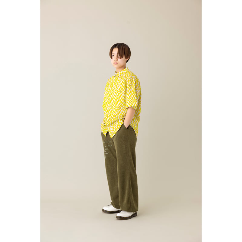 folkmade】embroidery pile pants(サイズS、M、L、LL、F) 