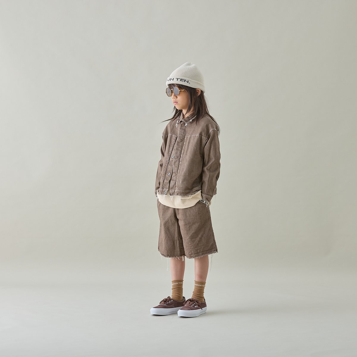 MOUN TEN.】denim work blouson(organic cotton) (