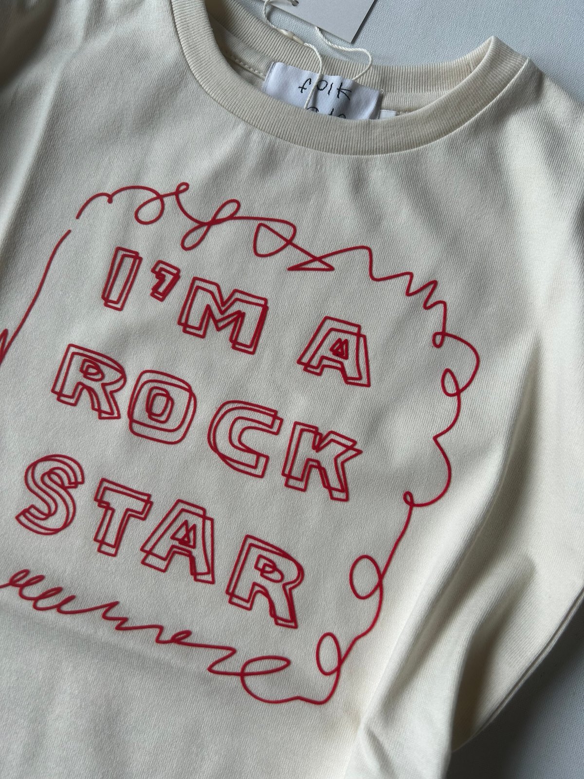 新品タグつき　folk made Tシャツ　Mサイズ folkmade】rock star T-shirts（サイズS、M、L、LL) | ichi