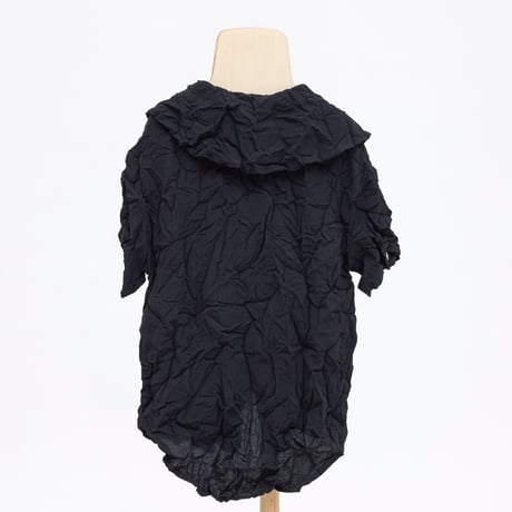 【folkmade】wrinkled blouse(black／大人サイズF)