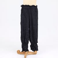【folkmade】wrinkled drawer pants(black／大人サイズF)