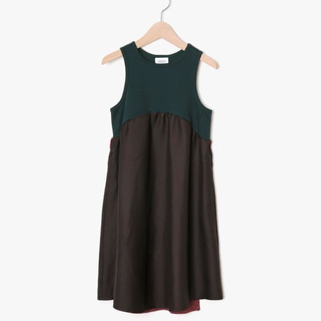 【zzz by bedsidedrama】Combination dress(black・サイズ１・２）