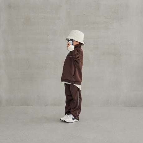 last One！サイズ0【MOUN TEN.】jersey wide line pants(サイズ110・125・140・0）