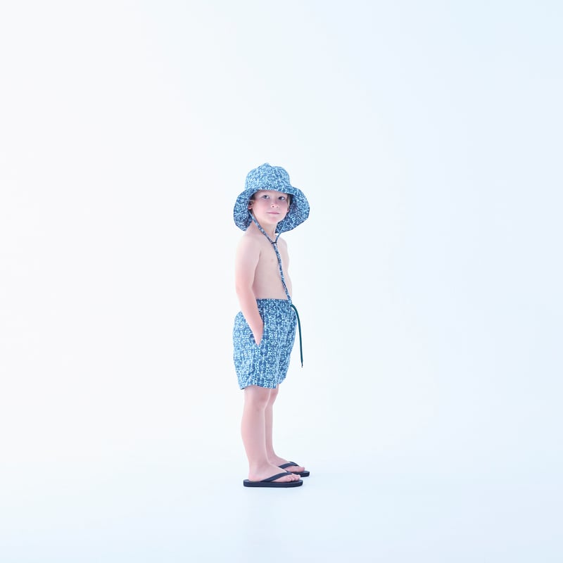 eLfinFolk】 Old Tile Pattern Boys Surf Shorts(
