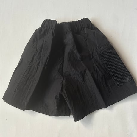 【The park shop】 PARK AROUND SHORTS(ブラック/サイズ105～145）