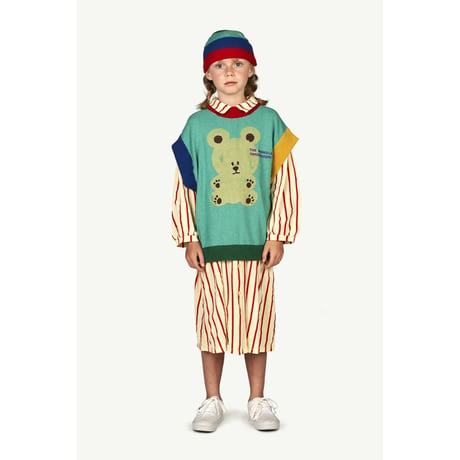 【TAO(The Animals Observatory)】 Yellow Stripes shirt OP